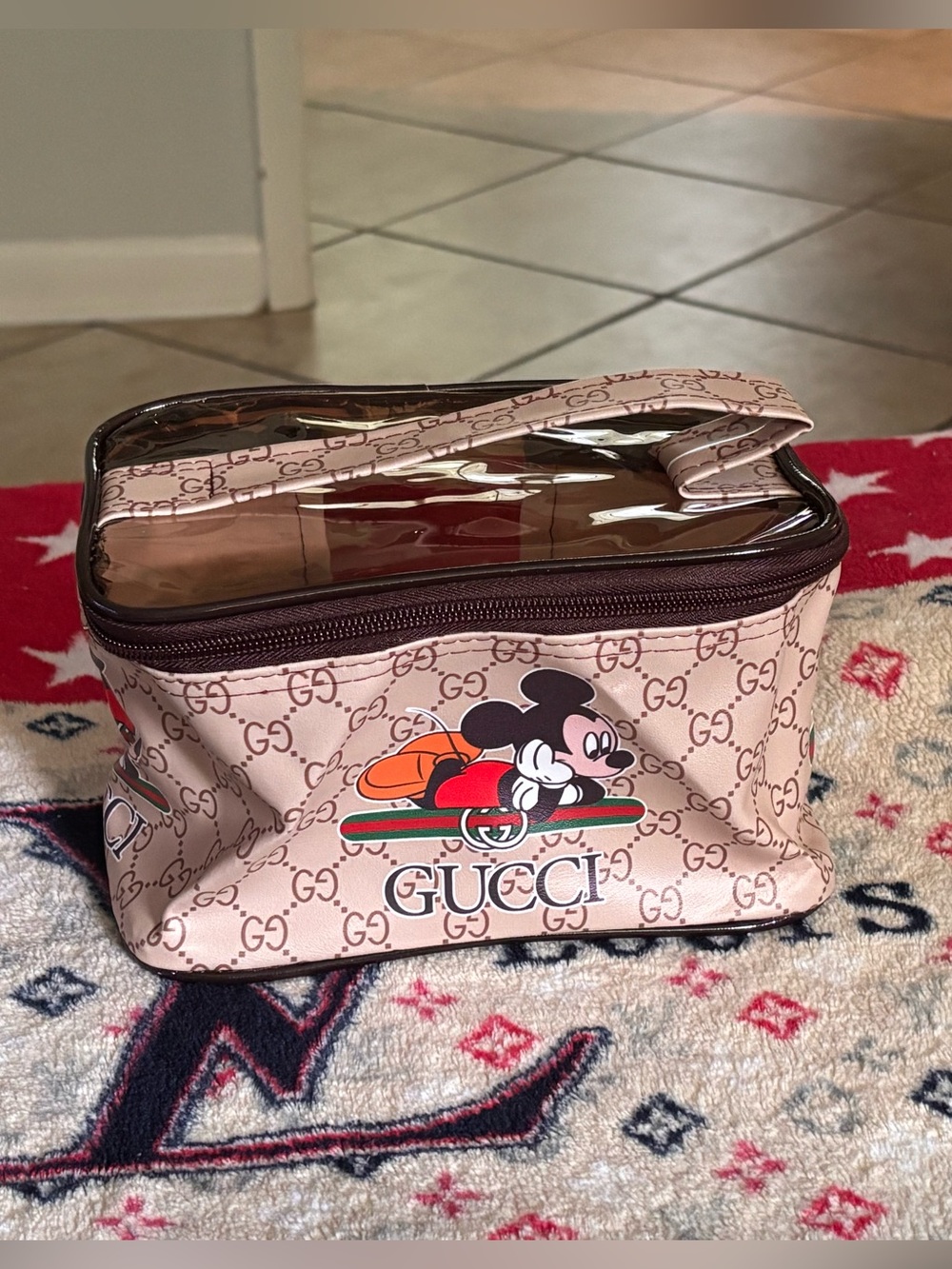 GG Mickey makeup bag/Cosmetic Bag